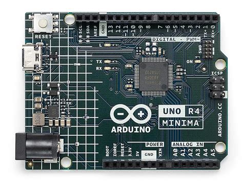 Guía de modelos Arduino y sus características Arduino UNO R4 Minima