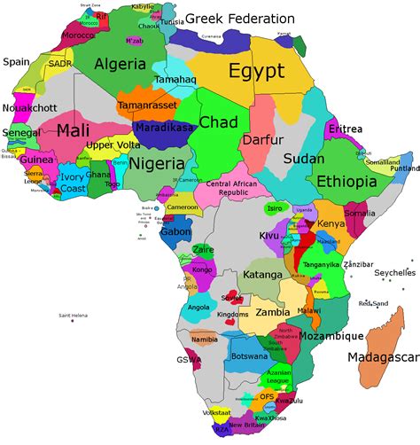 Africa is a continent south of europe. Africa - Alternative History