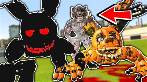 New Jack O Springtrap And Twisted Wolf Fusion Gmod Fnaf Youtube