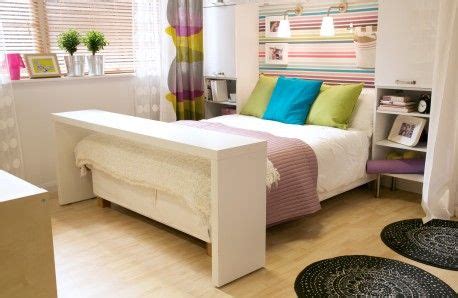 Ikea copy cat homemade occasional table tutorial. open ended table on casters slide over bed - Google Search ...