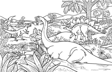 Fise De Colorat Cu Dinozauri