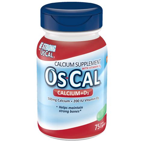 Before adding a vitamin d supplement, check to see if any of the other supplements, multivitamins, or medications you take contain vitamin d. Os-Cal Calcium + D3 500 mg Calcium Supplement with 200 IU ...