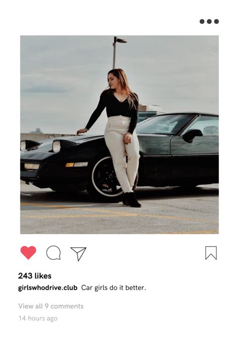 Clever Car Captions For Instagram Girls Who Drive