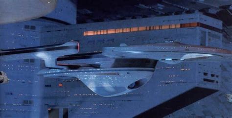 Uss Excelsior In Spacedock From Star Trek Ii The Wrath Of Khan Star