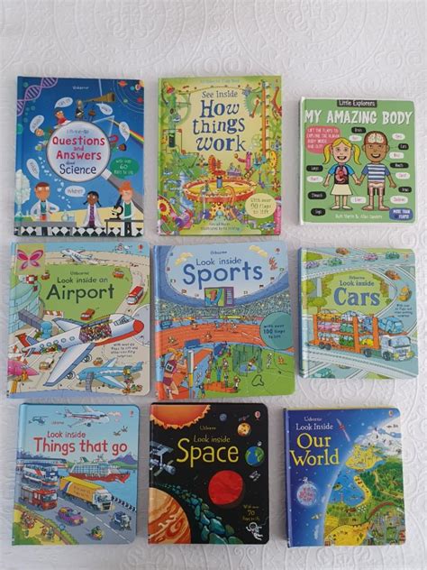Usborne Look Inside Books Lift Flaps Hobbies And Toys Books