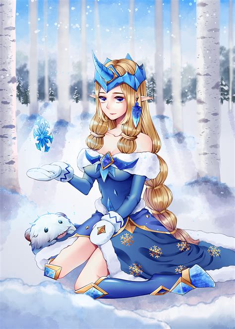 Soraka Poro And Winter Wonder Soraka League Of Legends Drawn By Yuu Ko Danbooru