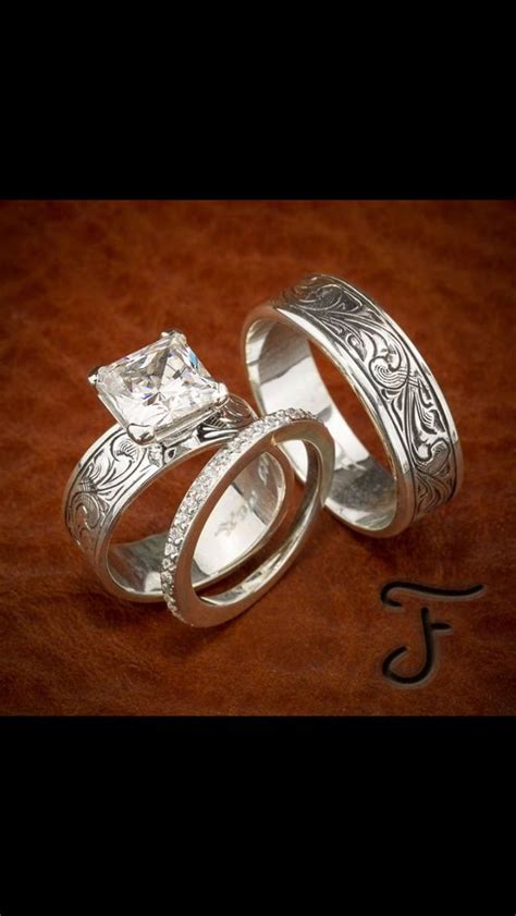 Love This Set This Is It Western Wedding Rings Vintage Engagement