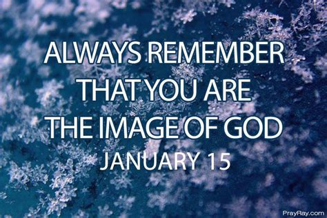 True Image Of God Prayer For January 15
