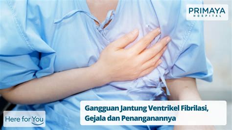 Gangguan Jantung Ventrikel Fibrilasi Gejala Dan Penanganannya Primaya Hospital