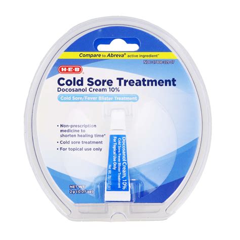 H E B Cold Sore Treatment Shop Lip Balm And Treatments At H E B