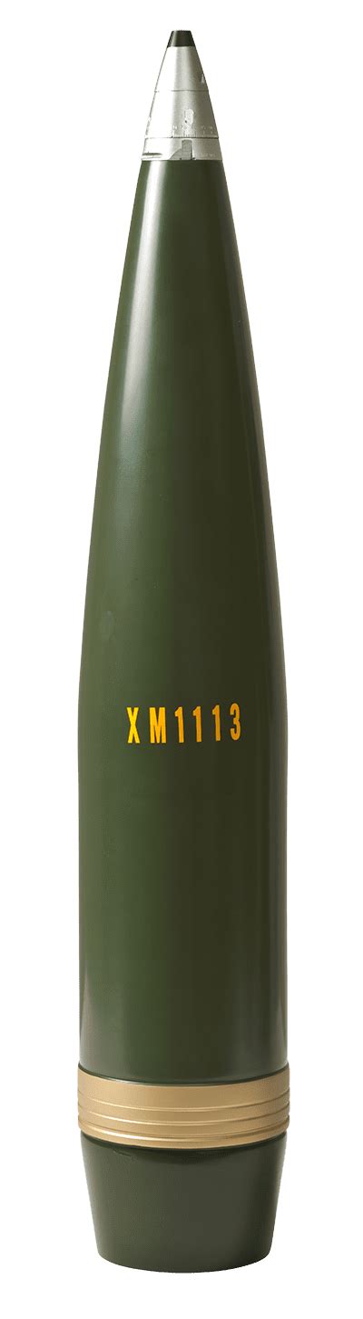 155mm Xm1113 Extended Range Rocket Assisted Projectile