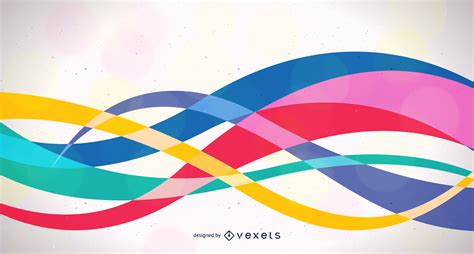Abstract Wavy Design Colorful Background Vector Vector Download