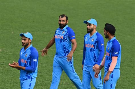 ind vs aus highlights mohammed shami s three wicket haul helps india trounce australia by six