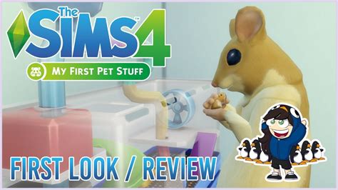 Sims 4 🐹 My First Pet Stuff Pack 🦔 First Look Review Livesimming