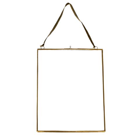 ﻿hanging Brass Frame 25x20cm ﻿rex London