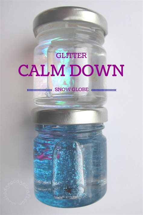 Diy Mini Glitter Calm Down Jar Tutorial