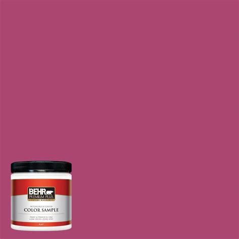 Behr Premium Plus 8 Oz 100b 7 Hot Pink Interiorexterior Paint Sample