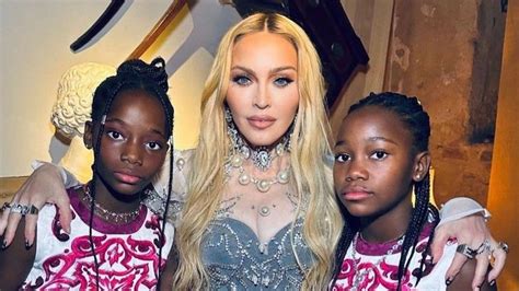 Madonnas Twin Daughters Estere And Stella Are Growing Up Fast