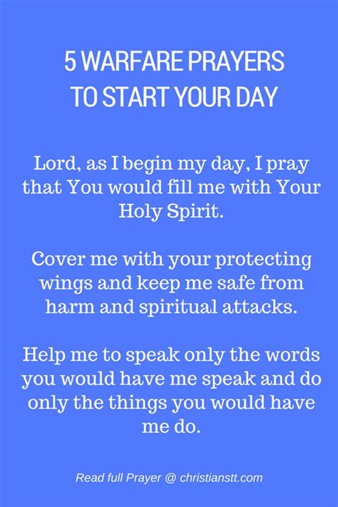 5 Powerful Warfare Prayers To Start Your Day Morning Prayers