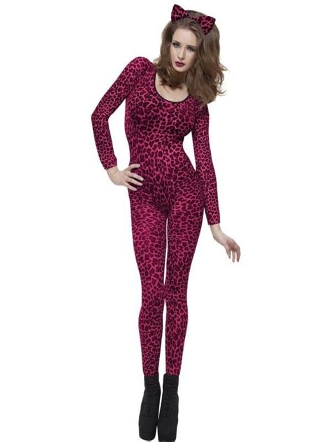 Leopard Print Bodysuit Fever 26807 Pink