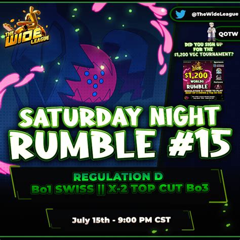 Saturday Night Rumble 15 Ad Hosted At Imgbb — Imgbb