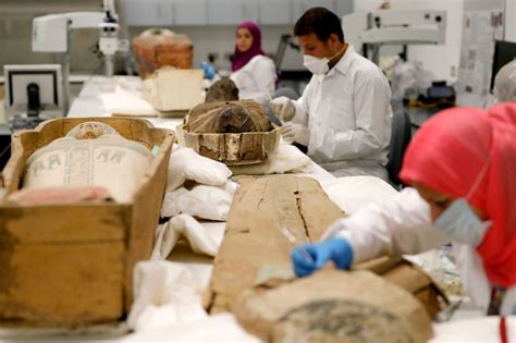 egypt begins restoration on king tut s golden coffin the peninsula qatar