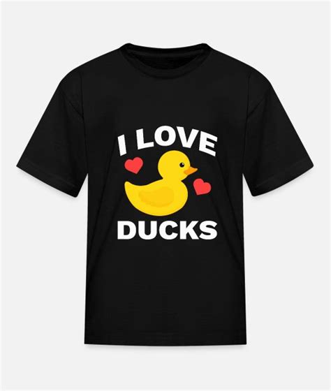 Rubber Duck I Love Ducks Kids T Shirt Spreadshirt