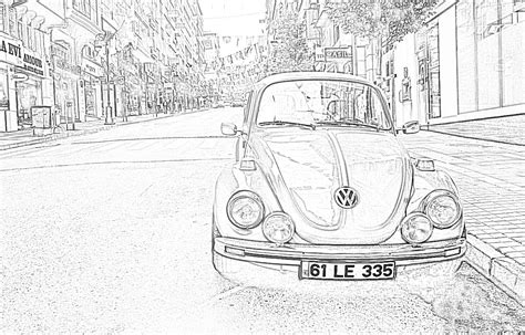 Volkswagen Beetle Coloring Pages