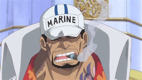 One Piece Episode 736 Fleet Admiral Sakazuki Akainu And The Gorosei