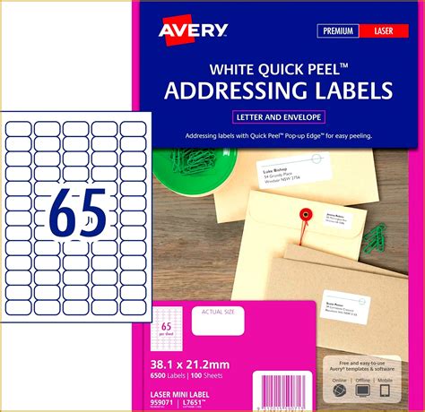 Maybe you would like to learn more about one of these? 6 Label Templates 65 Per Sheet | FabTemplatez