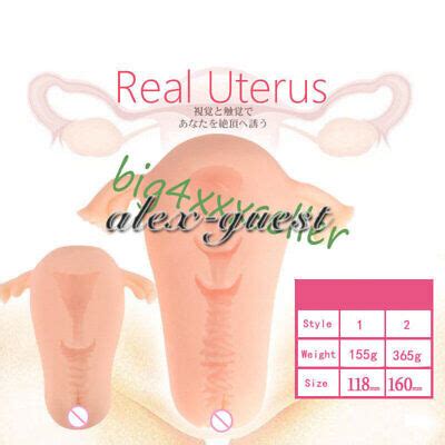 Uterus Real Vagina Masturbator Realistic Soft Tight Artificial Pocket
