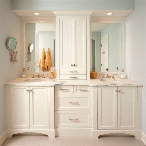 The wooden finish applied to the furniture compliments the jack and jill bathroom layout used to design this space. Stylish Eve Bathroom Makeovers: Relax in Style with a Fabulous Bathroom | Bathroom freestanding ...