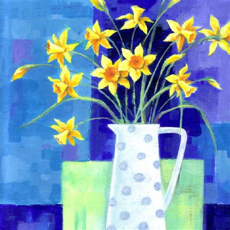 Fun With Acrylics Spring Flowers Norden Farm Centre For The Arts