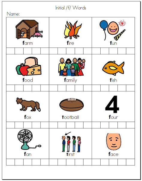 Special Education Worksheets Free Printable