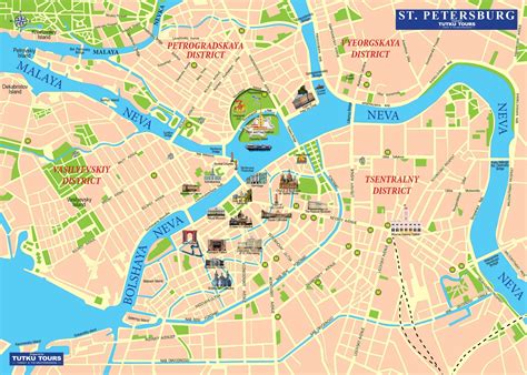 Tutku Tours Moscow And St Petersburg Map