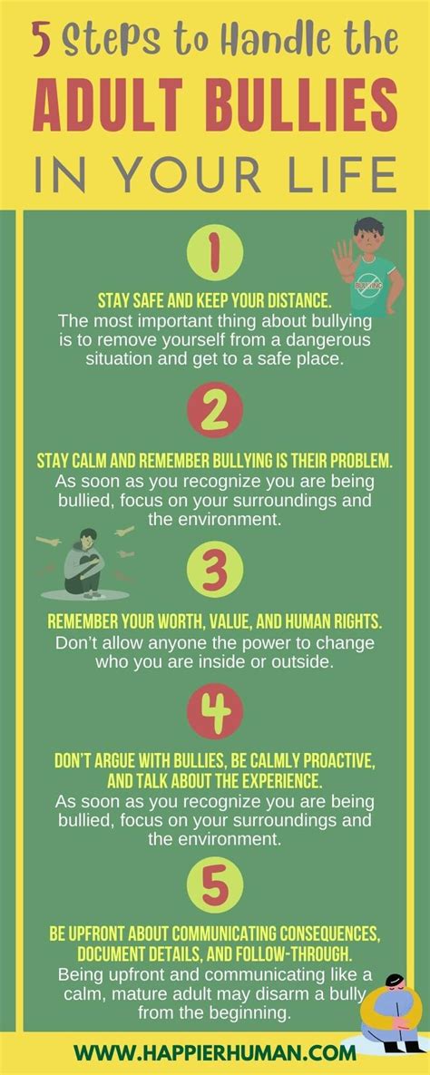 5 Steps To Deal With An Adult Bully In Your Life Happier Human