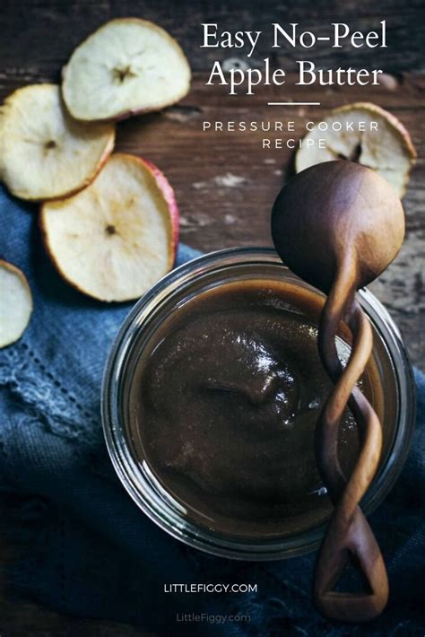 An Apple Butter Recipe In A Jar With Apples Around It And The Words