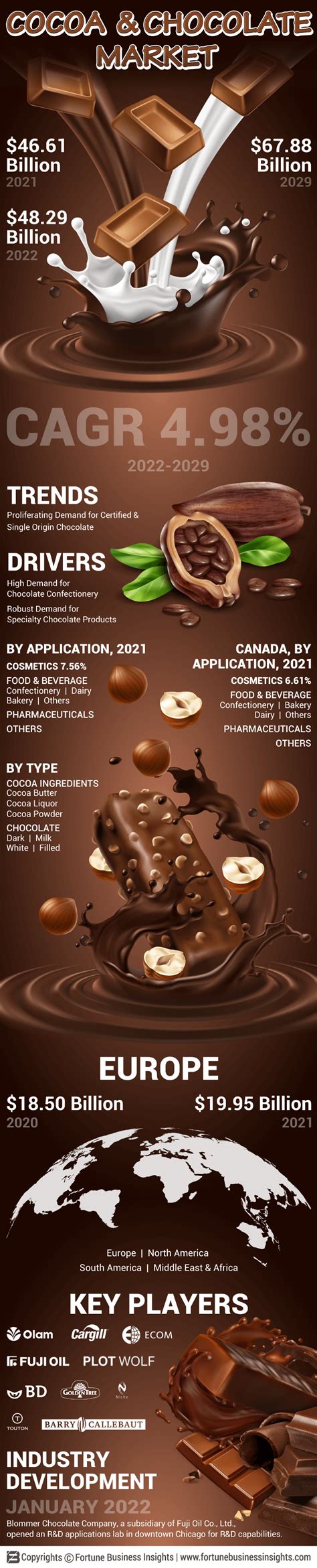 Infographics Cocoa And Chocolate Market