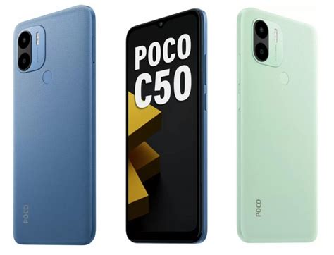Poco C50 Budget Smartphone With Helio A22 Soc Launched In India
