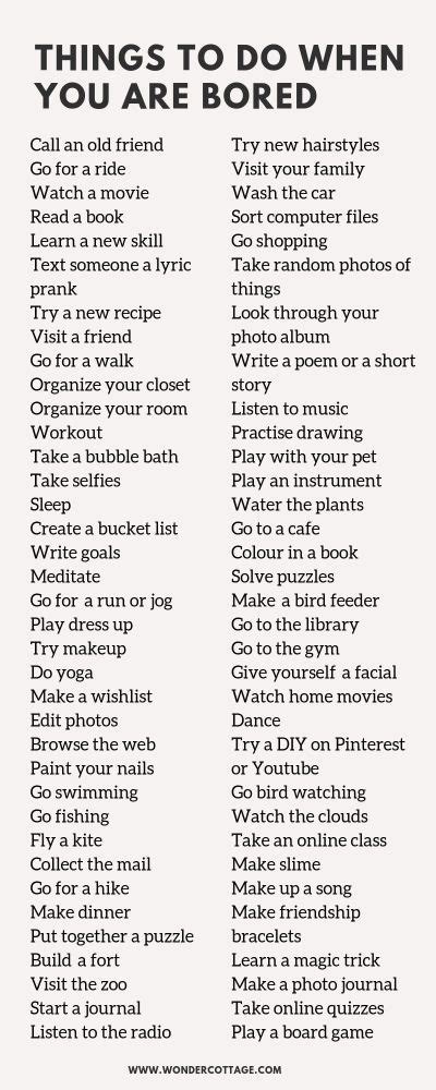 70 things to do when you are bored the wonder cottage things to do productive things to do