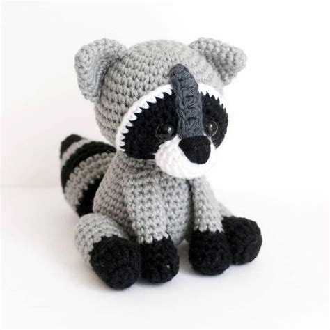 Crochet Plush Raccoon Free English Pattern Free Amigurumi