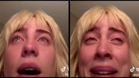 Billie Eilish Breaks Down Crying Youtube