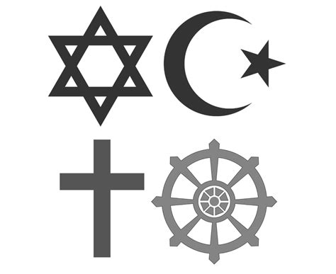Faith Symbols Color Squarish Monochrome Psi