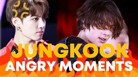 Bts Jungkook Angry Moments During V Live Youtube