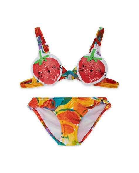 Comprar Bikini Estampado Frutas Multicolor Niña Tuc Tuc