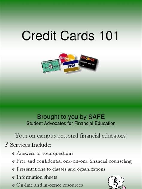 Check spelling or type a new query. Credit Cards 101.ppt | Annual Percentage Rate | Credit Card