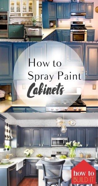 A new coat of paint on kitchen cabinets, when done well, can completely change the look of your kitchen—on a minimal budget. How to Spray Paint Cabinets | How To Build It