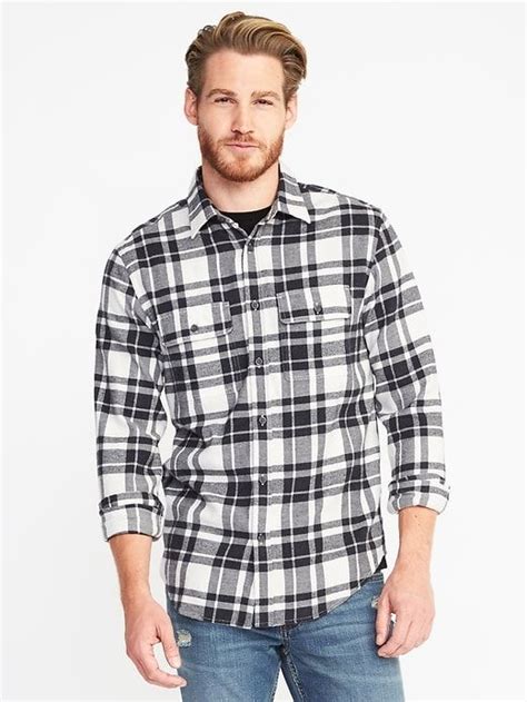Regular Fit Built In Flex Flannel Shirt For Men Best Flannel Shirts
