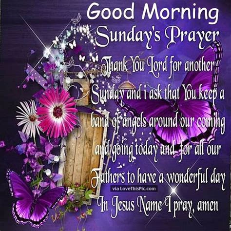Good Morning Sunday Prayer Pictures Photos And Images For Facebook