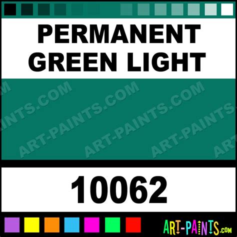 Permanent Green Light Artist Oil Paints 10062 Permanent Green Light